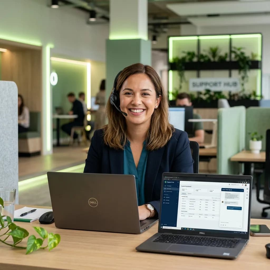 Chatbox AI support specialist helping a business set up WhatsApp Business API